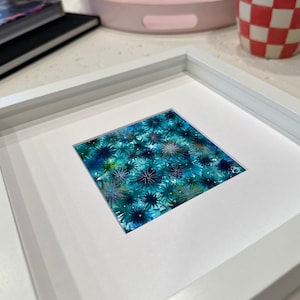 Blue Dahlia I Original Watercolor
