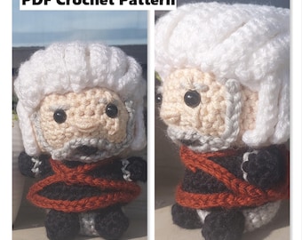 Geralt The Witcher 3 - Crochet Pattern