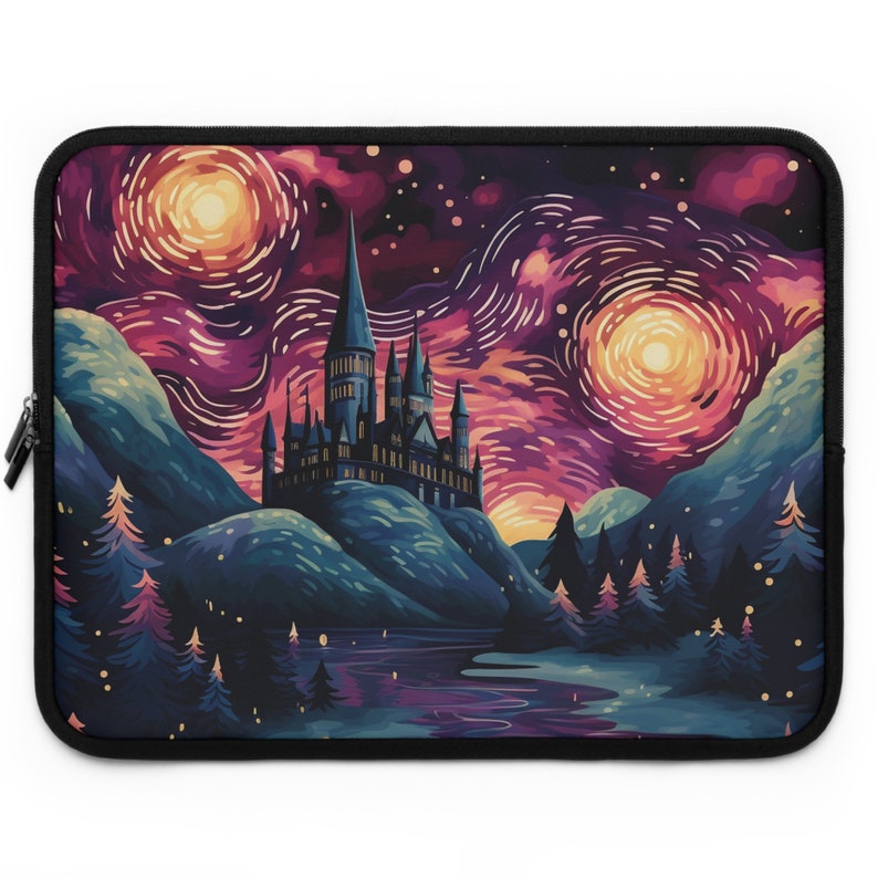 Wizarding Laptop Sleeve Etsy