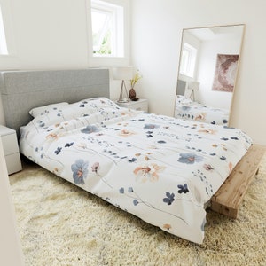 Floral Duvet Cover, Duvet Cover, Floral Duvet