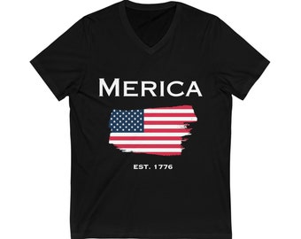 Merica Flag Shirt, Patriot, America, USA Collection