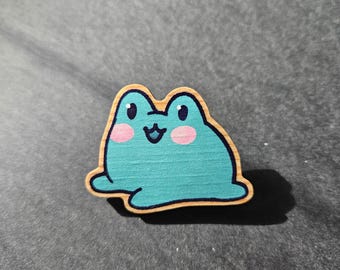 Frog Wooden Pin