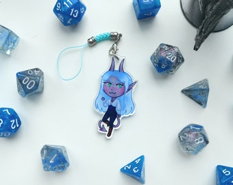 Tiefling Phone Charm, D&D, TTRPG