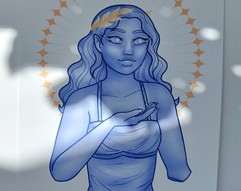 Maybe In Another Time A5 Print, Classical Inspired