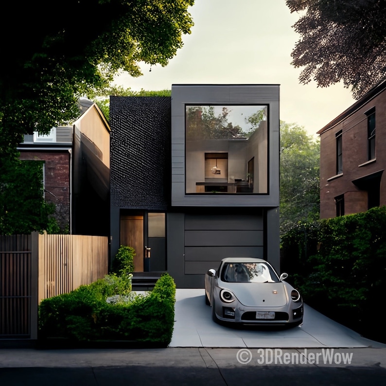 3D Rendering Custom Photorealistic Architecture MODERN House Render ...