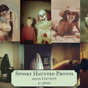 Vintage-Inspired Analog Horror Prints – 1970s Style Creepy Photos & Printable Ephemera