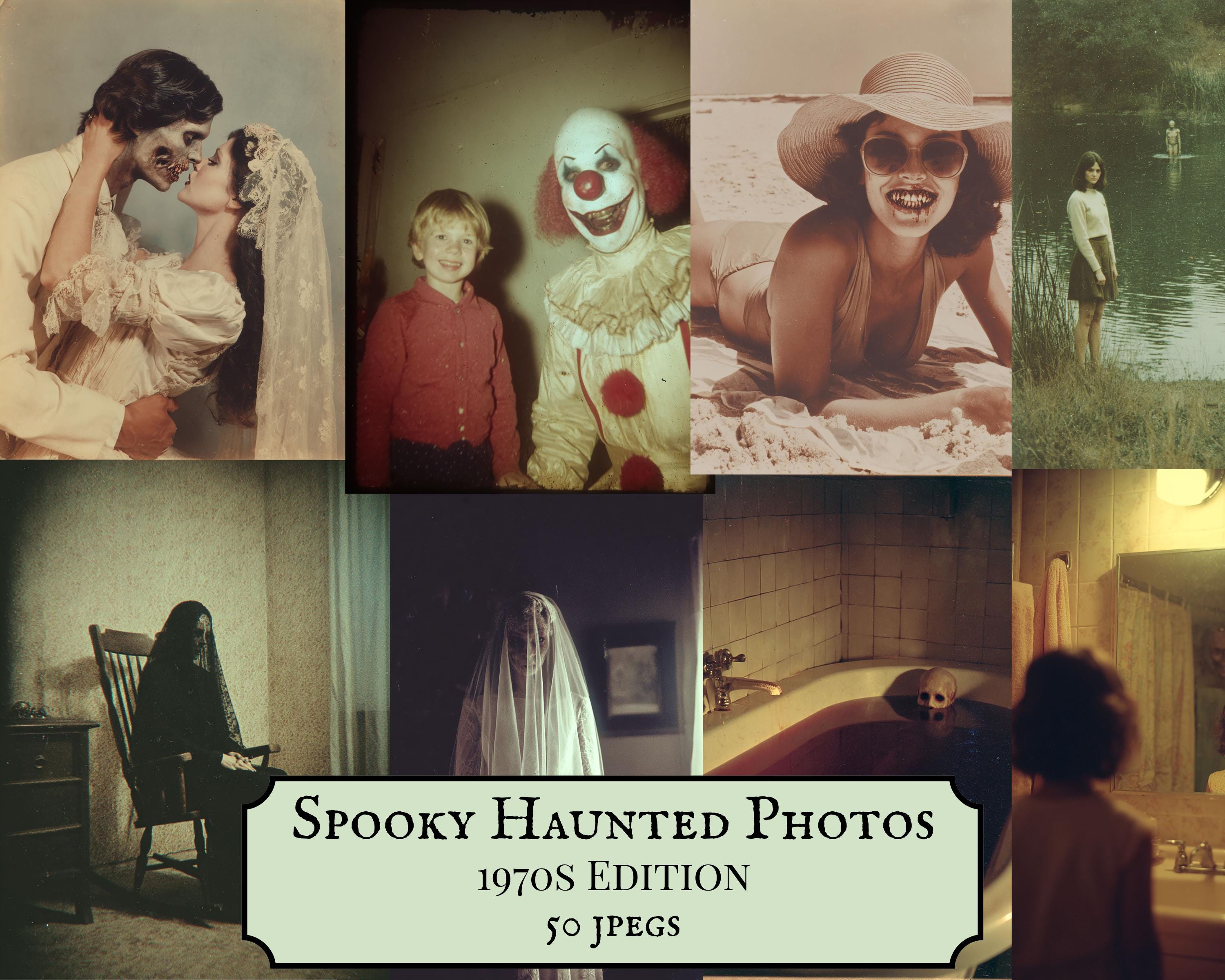 Vintage-Inspired Analog Horror Prints – 1970s Style Creepy Photos & Printable Ephemera