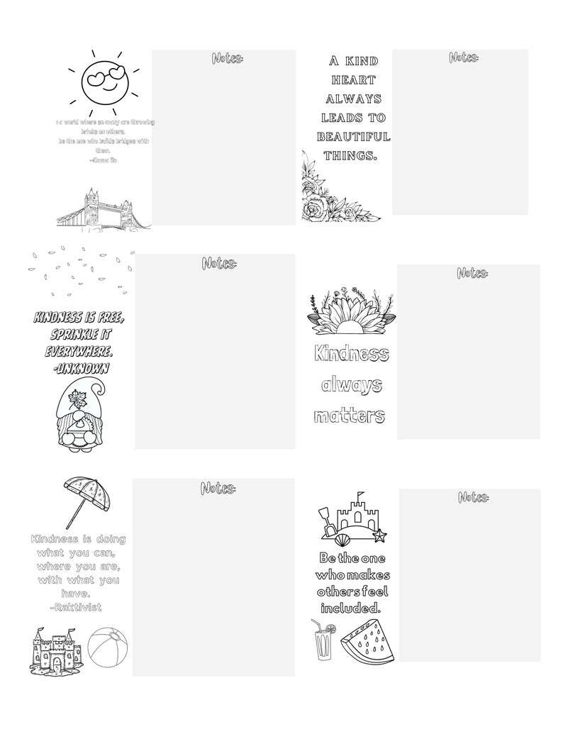 18 Month Calendar 20232024 Coloring Calendar Printable Etsy