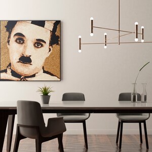 Wooden mural, wall decoration, mural