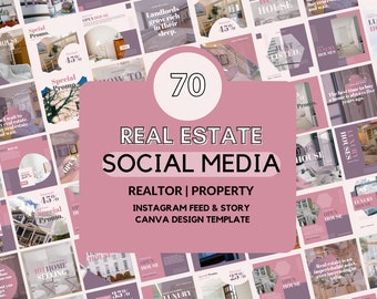 Real Estate Marketing | Canva Templates | Realtor Templates | Realtor Instagram Post template Canva | Marketing Ideas | Real Estate Template