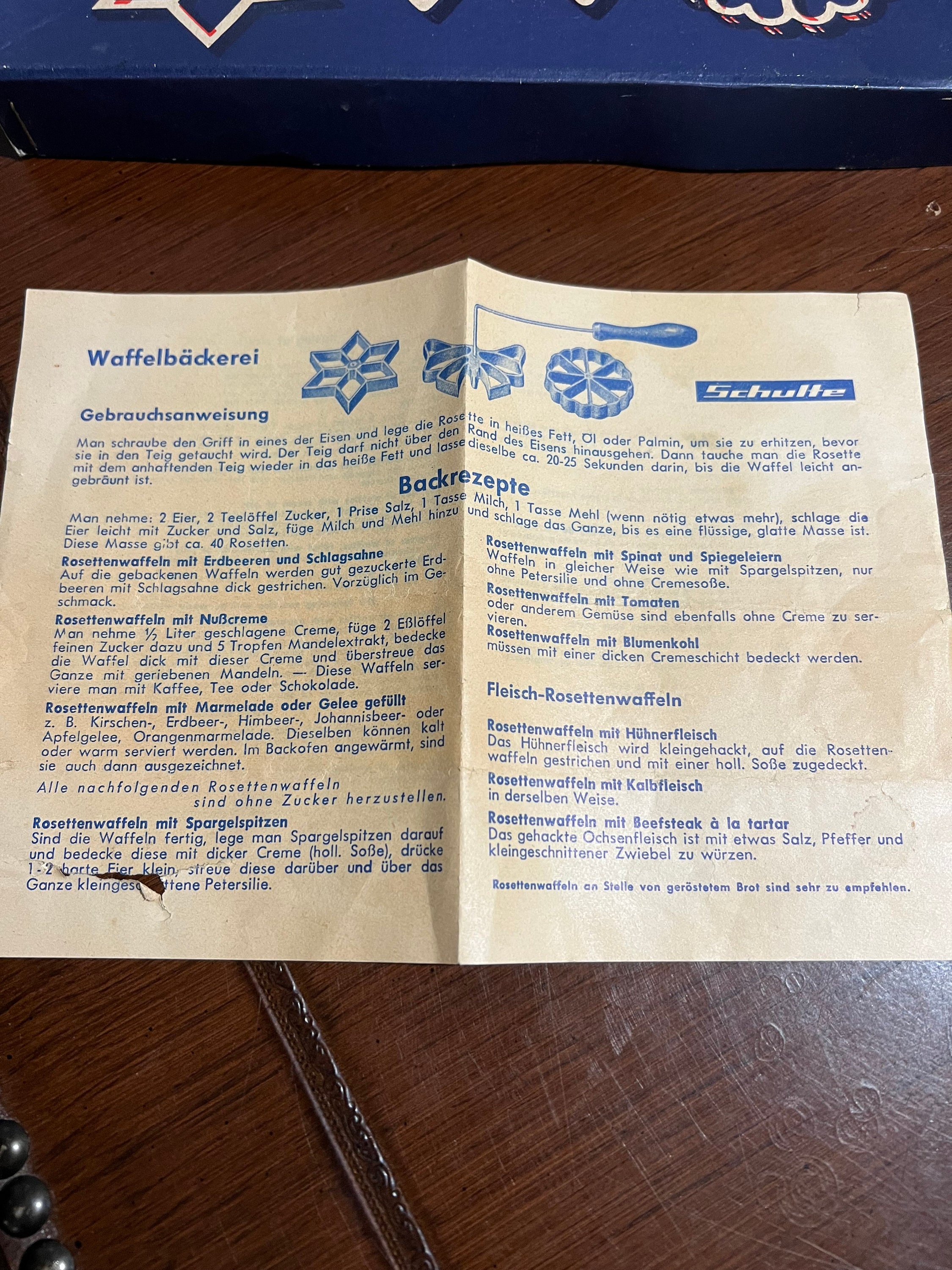 Vintage HS Waffelbackerei Cast Iron Waffle Molds Made in Etsy