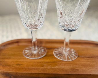 Vintage Waterford&#39;s Lismore Goblet Set of 2