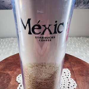 STARBUCKS Mexico - Cities Travel Tumbler Coffee Mug Cup 12 oz. GUC