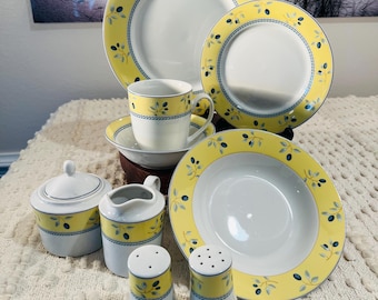 Royal Doulton Blueberry Feines Porzellan Speiseteller Schalen Tassen & Mehr