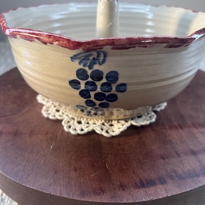 Pottery Bundt Cake Bowl 8”