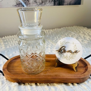 Vintage Planters Peanuts Glass Canister Kitchen Storage Glass Cookie Candy Jar, Lidded Glass Jars, Retro Kitchen Storage Decor