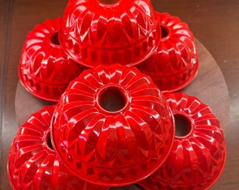 Vintage New Old Stock 6 General  Mills Country Farmhouse  Aluminum Mini Bundt