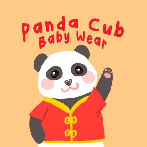 Panda Cub Overalls | Ages 3M–36M