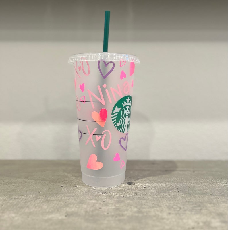 Personalized Valentine's Day Starbucks Cup Etsy