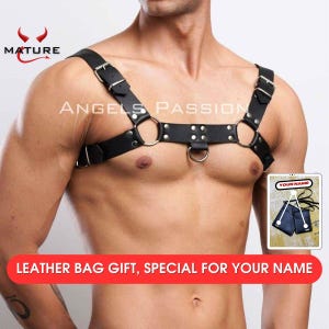 Chest Harness Men Bulldog Harness Men Body Gay Harness, Harness Men Lingerie, Bondage Leather, Underwear, Male Harness, Gift for Him