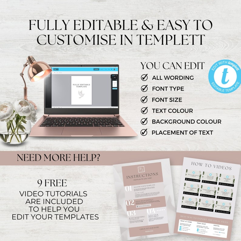 Wedding Cake Menu Printable INSTANT DOWNLOAD Cake Flavors Etsy