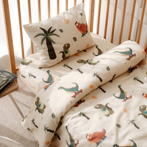 Dinosaur bedding, Personalized dinoasur duvet cover, boys bedding, crib baby bedding, toddler bedding, bedding set full, twin size bedding