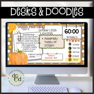 Höstmorgonmeddelanden för lärare | Klassrumsrutinsystem | Beteendehantering och elevförväntningar