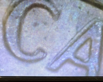 1975 No Mint Mark Lincoln Penny/ Strong Double Die Revere.