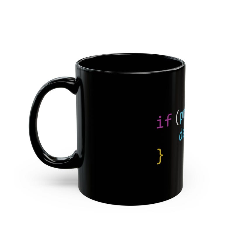 Taza de cerámica para papás de la tecnología / Taza de café con código informático imagen 3