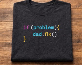Camiseta Tech Dad / Camiseta de código informático