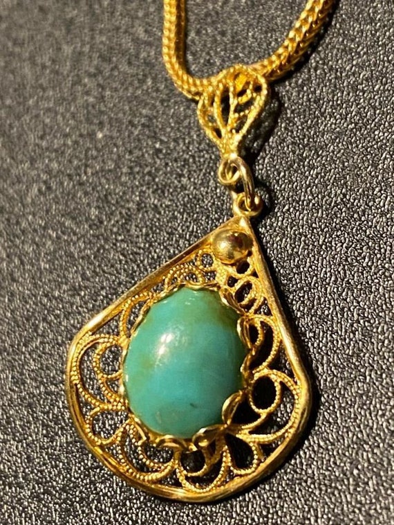 HK Turquoise Necklace