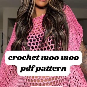 Crochet Moo Moo Pattern PDF