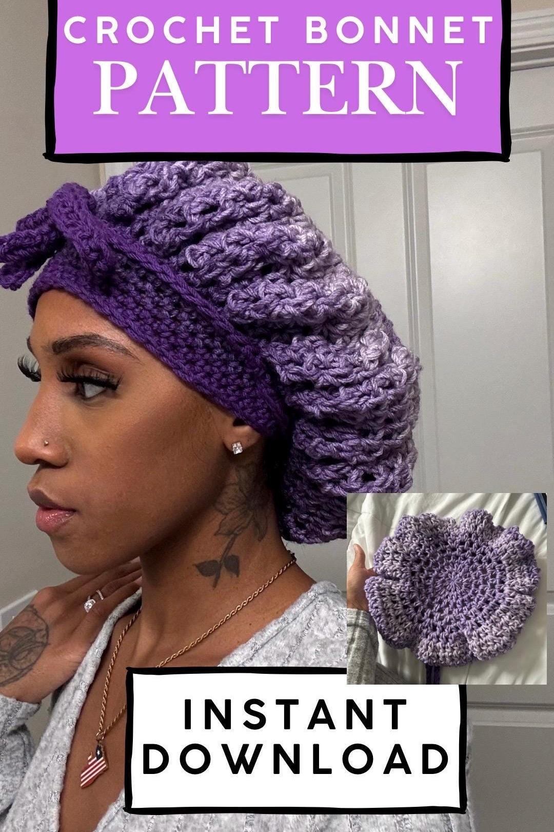 Hodgy Crochet Bonnet PDF PATTERN ONLY - Etsy display picture 3