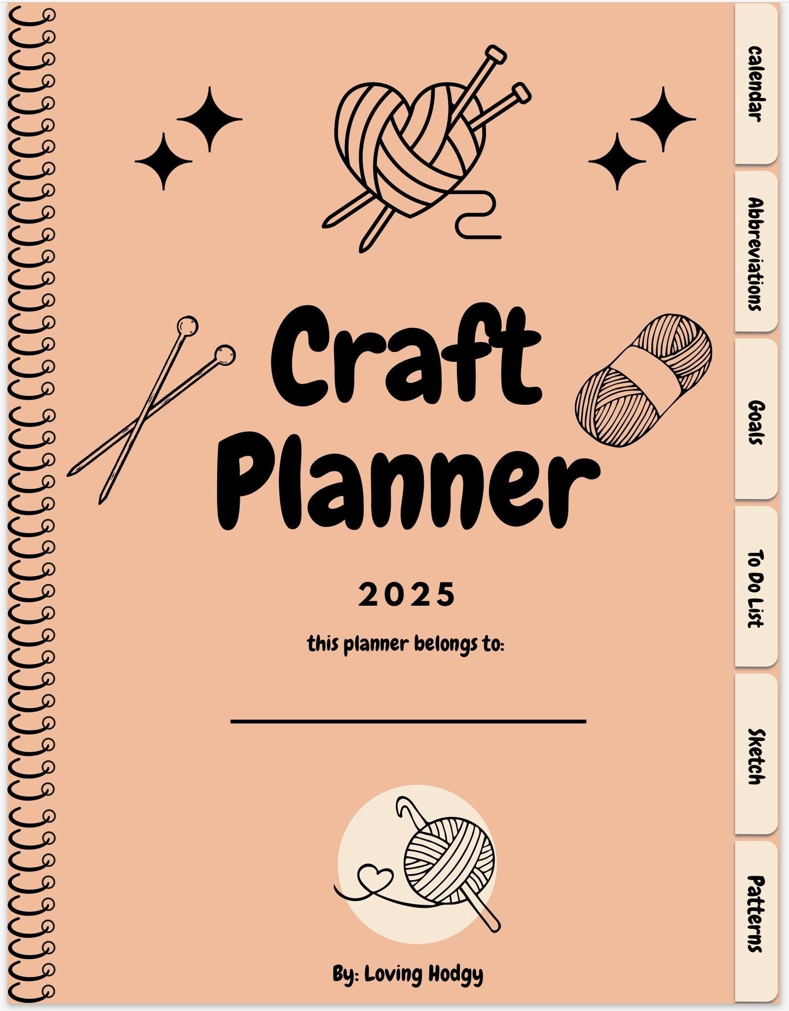 Craft Planner 2025 - Etsy