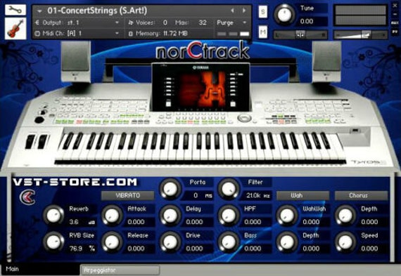 Yamaha tyros kontakt library deals