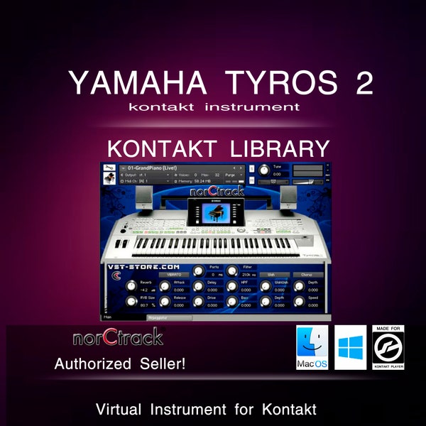 TYROS 2 Sample Sounds for kontakt NKI norCtrack vst Kontakt Instrument samples Tyros2 Kontakt Library T2 Sample Pack