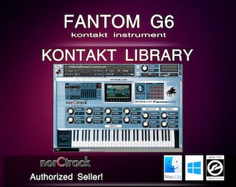 Fantom G6 Instrument for Kontakt NKI Sample Sounds Virtual Instrument vst synth Kontakt Library G-6 Sample Pack norCtrack
