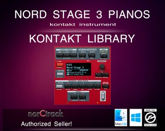Nord Stage 3 Pianos for Kontakt Library Kontakt NKI Instrument norCtrack virtual instrument nord vst Sample Pack