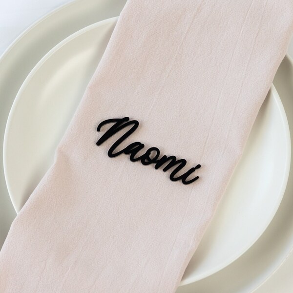 Personalised Name Table Pieces - Etsy UK