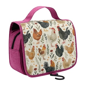 Hanging Toiletry Bag for Women, Travel Makeup Bag Organizer, image 2