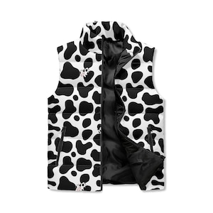 Womens Puffer Jacket Cowgirl Vest, Farm Puffer Vest Pattern  Zip Up Puffer Vest Outwear , Ladies Outwear Puffy Vest