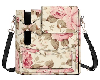 PU Leather Tumbler Bag: Crossbody Water Bottle Holder