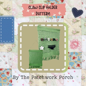 Hanging Claw Clip Holder & Organizer | Crochet Pattern