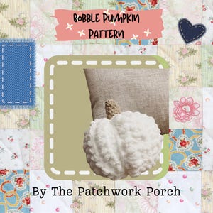 Pumpkin Pillow (Scented) | Crochet Pattern