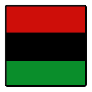 Adesivos sem bolhas da bandeira Liberati vermelha, preta e verde (3x3, 4x4, 5x5 polegadas), adesivo de vinil RBG inspirado em Marcus Garvey - ERODA Lifestyles