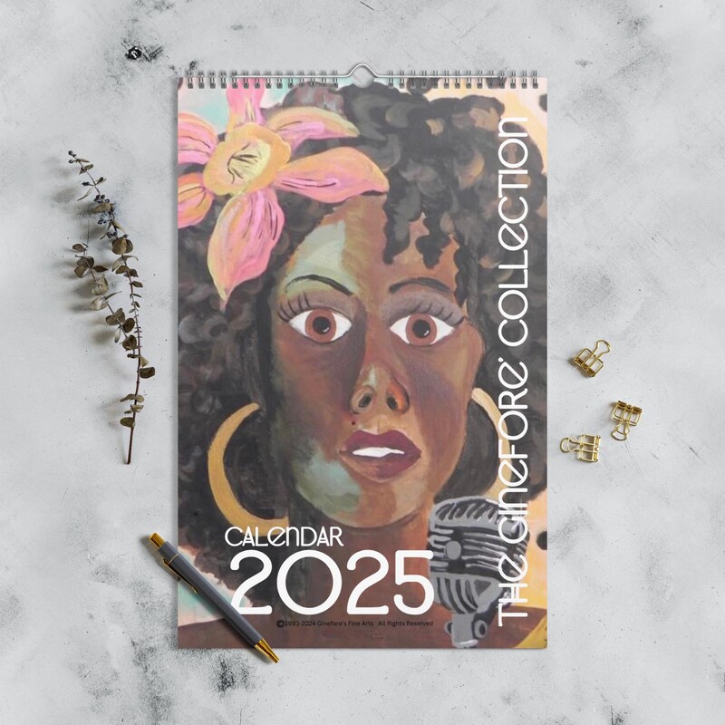 African American Calendar Etsy