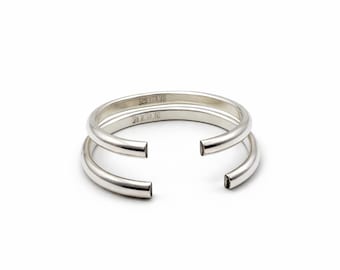 Tibetan Silver Coated Cuff Bracelet, Vintage Ethnic Boho Statement Bangle