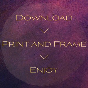 Tree of Life Wall Art Print, Digital Download Spiritual Art, Enchanted