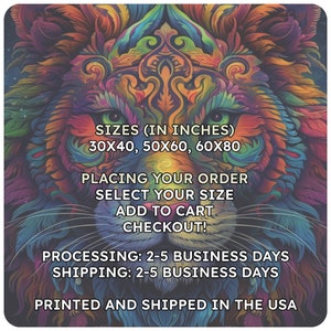 Abstract Psychedelic Colorful Wave Blanket
