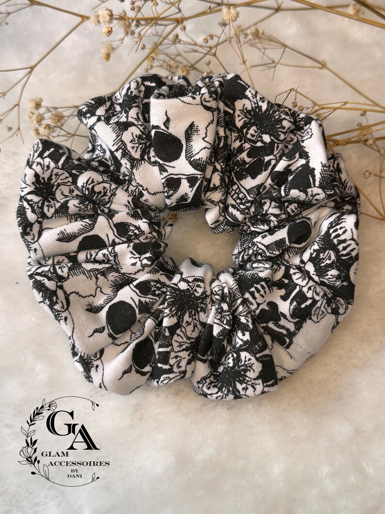 Scrunchie Skull Scrunchies Haarband Haargummi Bild 5